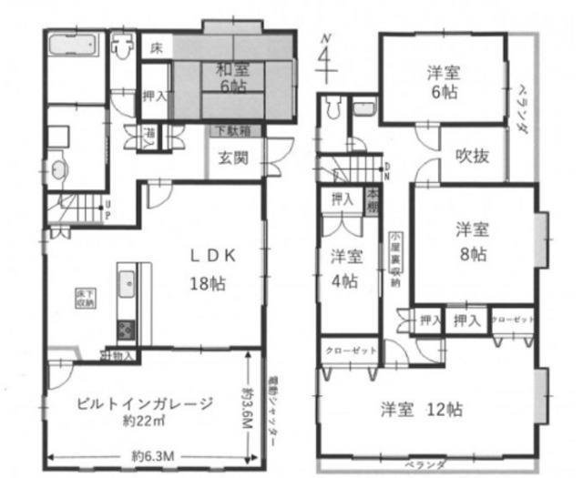 松山市余戸中3丁目売戸建