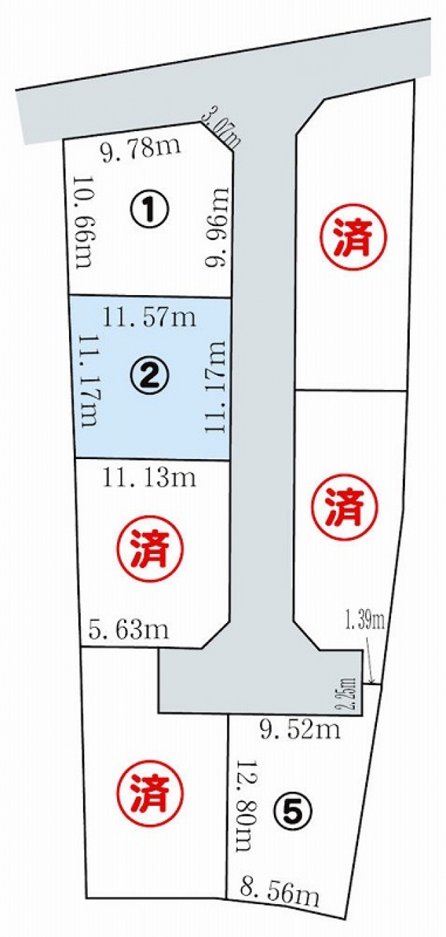 山越4丁目土地2号地