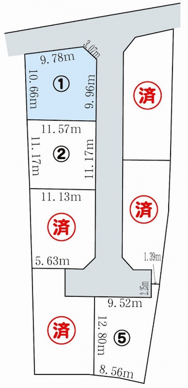 山越4丁目土地1号地