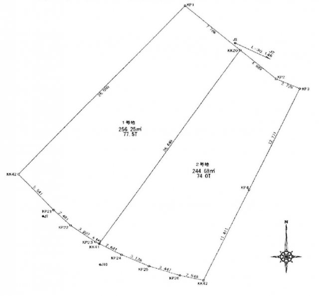 松山市北久米町土地　3号地