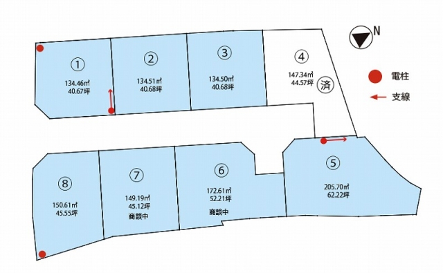 北久米町土地3号地