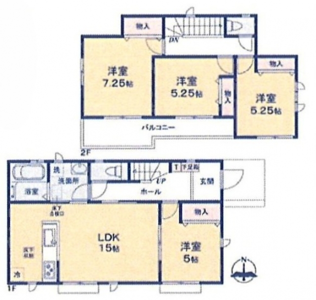 松山市市坪北2丁目新築戸建A号棟