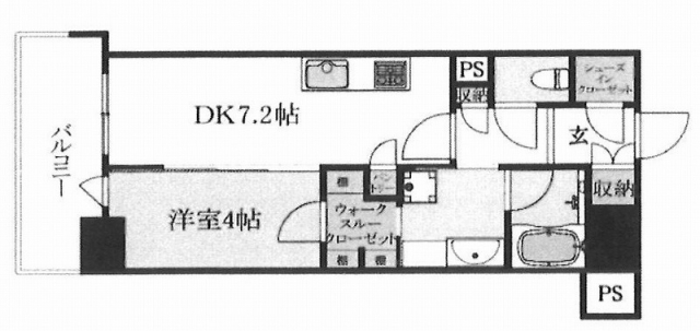 クレアホームズフラン松山駅前1LDK